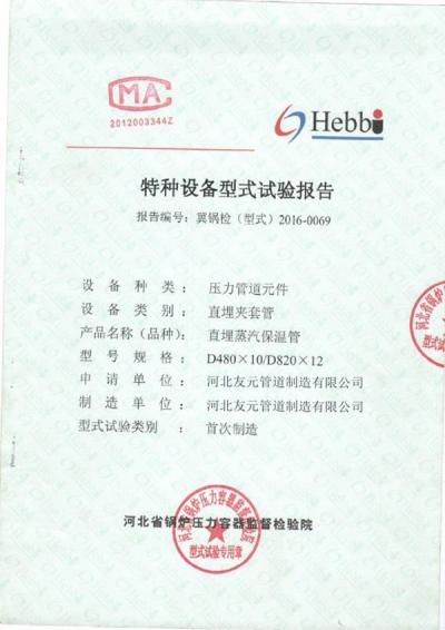 特種設備型式試驗報告